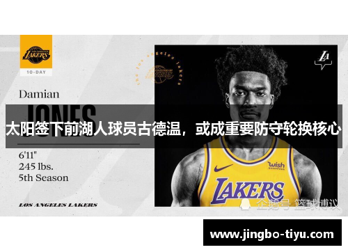 太阳签下前湖人球员古德温，或成重要防守轮换核心