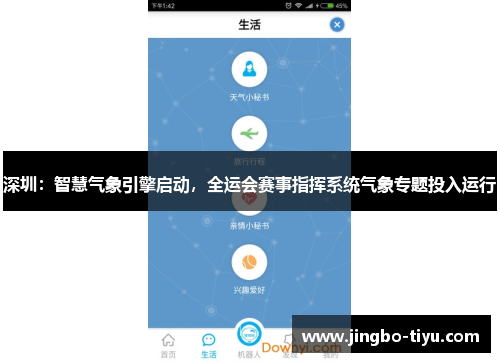 深圳：智慧气象引擎启动，全运会赛事指挥系统气象专题投入运行